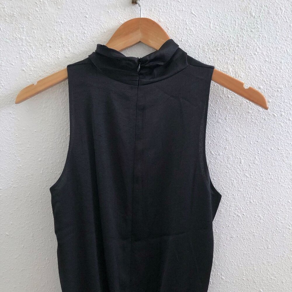 VINCE‎ Sleeveless Draped Turtleneck Bodysuit Size XS - Picture 4 of 13